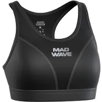 Mad Wave Rival Sports Top Noir 2XS Femme