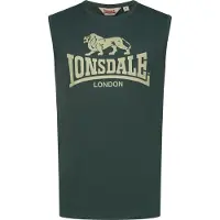 Lonsdale T-Shirt 'Clopton' roseau / vert foncé