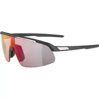 Alpina Unisexe, Lunettes de sport, Turbo Pro S Qv (Noir mat, Rainbow), Noir