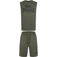 Lonsdale Survêtement 'Allanton' olive / noir