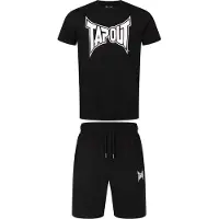 TAPOUT Survêtement 'Fallon' noir / blanc