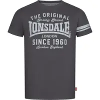 Lonsdale T-Shirt 'Winnard' anthracite / gris clair