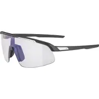 Alpina Unisexe, Lunettes de sport, Turbo Pro S V (Noir mat, Bleu)