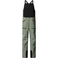 The North Face - Salopette de ski en GORE-TEX - M Summit Tsirku GTX Pro Bib Bark Mist TNF Black pour Homme en Nylon - Taille L - Vert