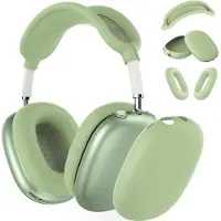 Screen Guard Professional Etui en silicone liquide 3-en-1 Set Minty (Manchon pour casque d'écoute), Étui pour écouteurs + casque, Vert