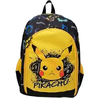 Manenti Pokémon Skate Face Sac à dos 43 Cm Jaune,Noir Jaune,Noir One Size