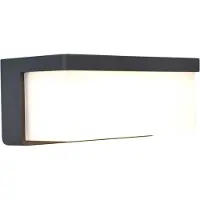Lutec Lampe murale solaire Zelna anthracite