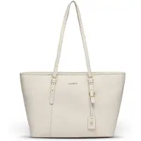 Lazarotti Cuir sac shopper sac à épaule Bologna Leather Shopper Cream White écru