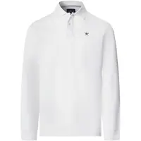 Hackett Hm5500017 Slim Fit Long Sleeve Polo Blanc L Homme