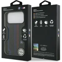 BMW M Aramidic Lining Lines & Logo Magsafe Iphone 17 Pro Max Phone Case Noir