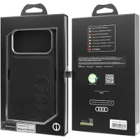 Audi Étui en cuir synthétique TT MagSafe pour iPhone 17 Pro Max - noir