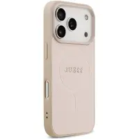 GUESS Saffiano Classic Logo Magsafe Iphone 17 Pro Phone Case Rose