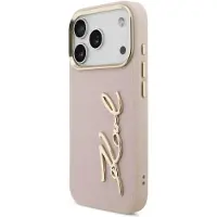 Karl Lagerfeld Karl Script Logo Iphone 17 Pro Phone Case Rose