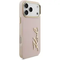 Karl Lagerfeld Karl Script Logo Iphone 17 Pro Max Phone Case Rose