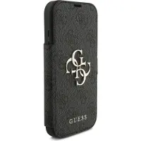 GUESS Book 4g Metal Logo Iphone 17 Pro Phone Case Noir