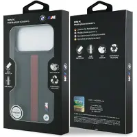 BMW M Perforated Stripe Logo Magsafe Iphone 17 Pro Max Phone Case Bleu