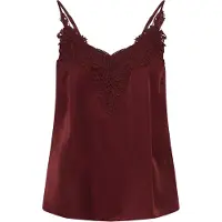 Cream Haut 'Anna' bordeaux