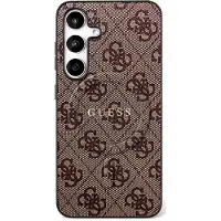 GUESS 4g Ring Classic Logo Magsafe Galaxy S25 Fe Phone Case Marron