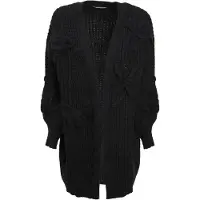 Influencer Cardigan noir