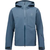 Black Diamond - Veste de ski de randonnée imperméable et respirante - M Recon Stretch Shell Midnight Blue pour Homme en Nylon - Taille S - Bleu