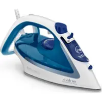 Calor FV5751C0, fer à repasser sec et vapeur, semelle Durilium Airglide, 2 m, 45 g/min, bleu, blanc, 0,27 l