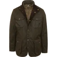 Barbour Veste Cirée Ogston Olive Vert foncé Vert taille M