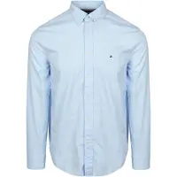 Tommy Hilfiger Core Flex Regular Fit Long Sleeve Shirt Bleu M Homme