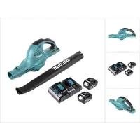 Makita DUB 361 Souffleur sans fil 2x 18 V / 36 V + 2x Batteries BL 1860 6 Ah / 6000 mAh + Chargeur double DC 18 RD