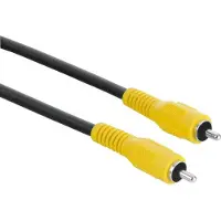 Hama Câble vidéo, 1 RCA <-> 1 RCA, 3m (3 m, Câbles Cinch)