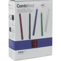 GBC Din A4 Oval Plastic Comb 51 Mm 50 Units Blanc Enfants