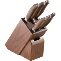 Rösle Messerblock 7-tlg. Block Griff Walnuss 130384 130384 4004293133847