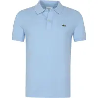 Lacoste Slim Fit Polo bleu pastel, Unicolore