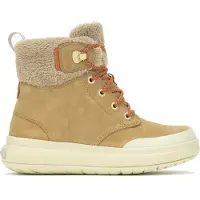 Merrell - Bottes chaudes imperméables en PrimaLoft&reg; - Marquette Thermo Lace WP W Tan pour Femme - Taille 41 - Marron