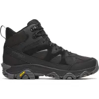 Merrell - Chaussures de randonnée hivernale imperméables en PrimaLoft&reg; - Thermo Snow Grip Mid WP Black en Cuir - Taille 42 - Noir