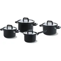 BK Cookware Batterie de Cuisine BK Flow Cool Black (4 Pièces)