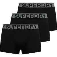 Superdry M3110450b Trunk Boxers 3 Units Noir M Homme