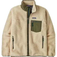Patagonia - Polaire coupe-vent et respirante - M's Classic Retro-X Jkt Dark Natural w/Basin Green pour Homme - Taille XXL - Beige