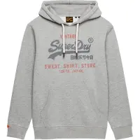 Superdry Sweat-shirt 'Heritage' bleu chiné / gris chiné / rouge chiné