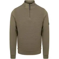 Petrol Industries M-3050-swc368 Half Zip Sweatshirt Vert M Homme