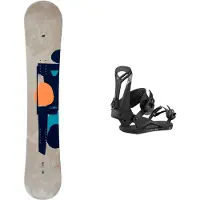 K2 Snowboard - Snowboard all-mountain - Chloro 2026 pour Femme en Bois - Taille 138 cm - Gris
