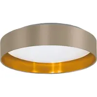 Eglo Plafonnier LED Maserlo blanc, taupe, or