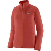 Patagonia - Polaire technique en Polartec&reg; - W's R1 Jkt Potters Red pour Femme en Tissu Technique - Taille M - Rouge
