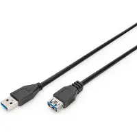 Digitus AK-300203-030-S câble USB 3 m USB 3.2 Gen 1 (3.1 Gen 1) USB A Noir