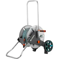 Gardena Metal Cart With Hose 25 M Argenté