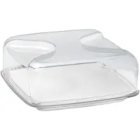 Guzzini - Cloche À Fromage Carrée 25.5cm Transparent - 27000000