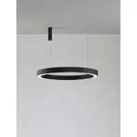 Lyora Suspension Morbido noir Ø 100cm