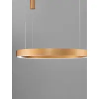 Nova Luce MORBIDO LED Suspension laiton 80W Couleur de lumière contrôlable 200x100cm dimmable 9345646