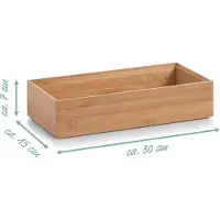 Zeller Present Zeller 13333 Boîte de rangement en bambou 30 x?