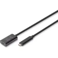 Digitus Da-73112 Usb-c To Usb-c Cable 5 M Argenté