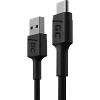 Green Cell KABGC25 câble USB 0,3 m USB A USB C Noir